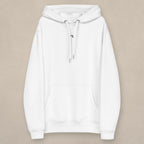 Vazzari Vigor Women's Eco Hoodie on beige studio wall