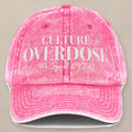 Vazzari Vintage Twill Cap – Pink on beige studio wall