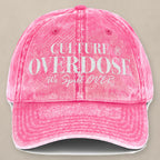 Vazzari Vintage Twill Cap – Pink on beige studio wall