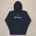 Vazzari Vintaura Women's Hoodie on beige studio wall