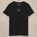 Vazzari Vivifyre Tee on beige studio wall