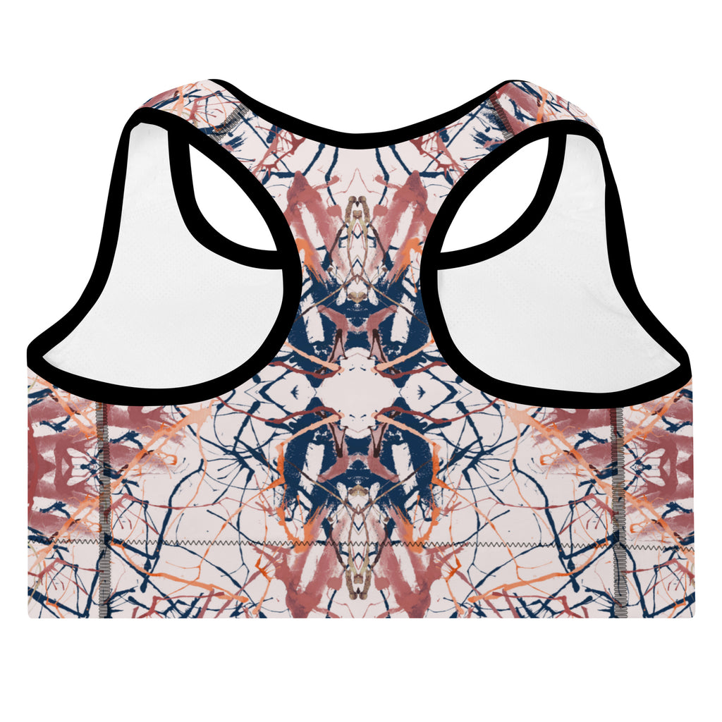 Cybernetic - Padded Sports Bra: Removable Padding, Scoop neckline and racerback