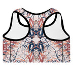 Cybernetic - Padded Sports Bra: Removable Padding, Scoop neckline and racerback