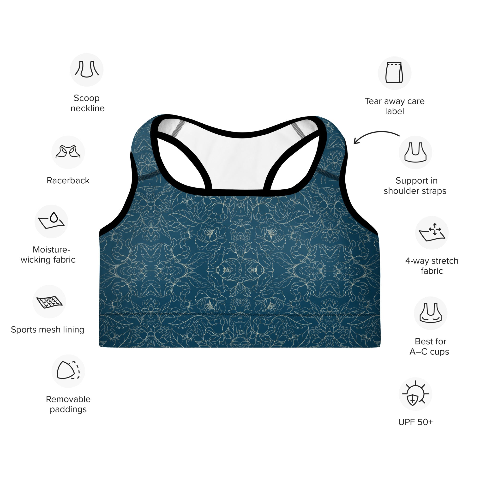VZI Padded Sports Bra