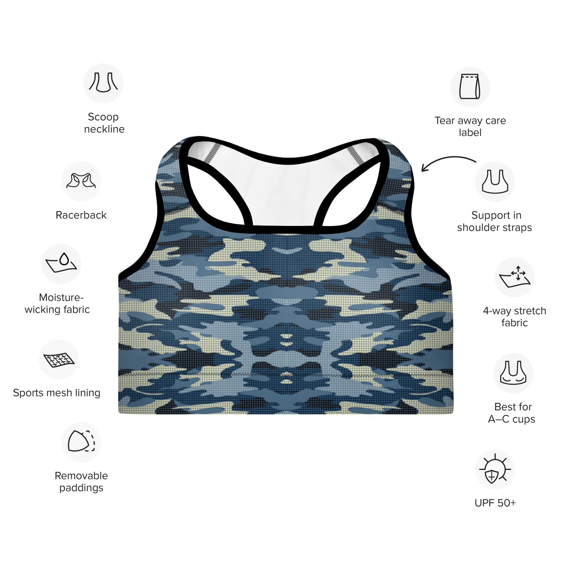 VZI Padded Sports Bra