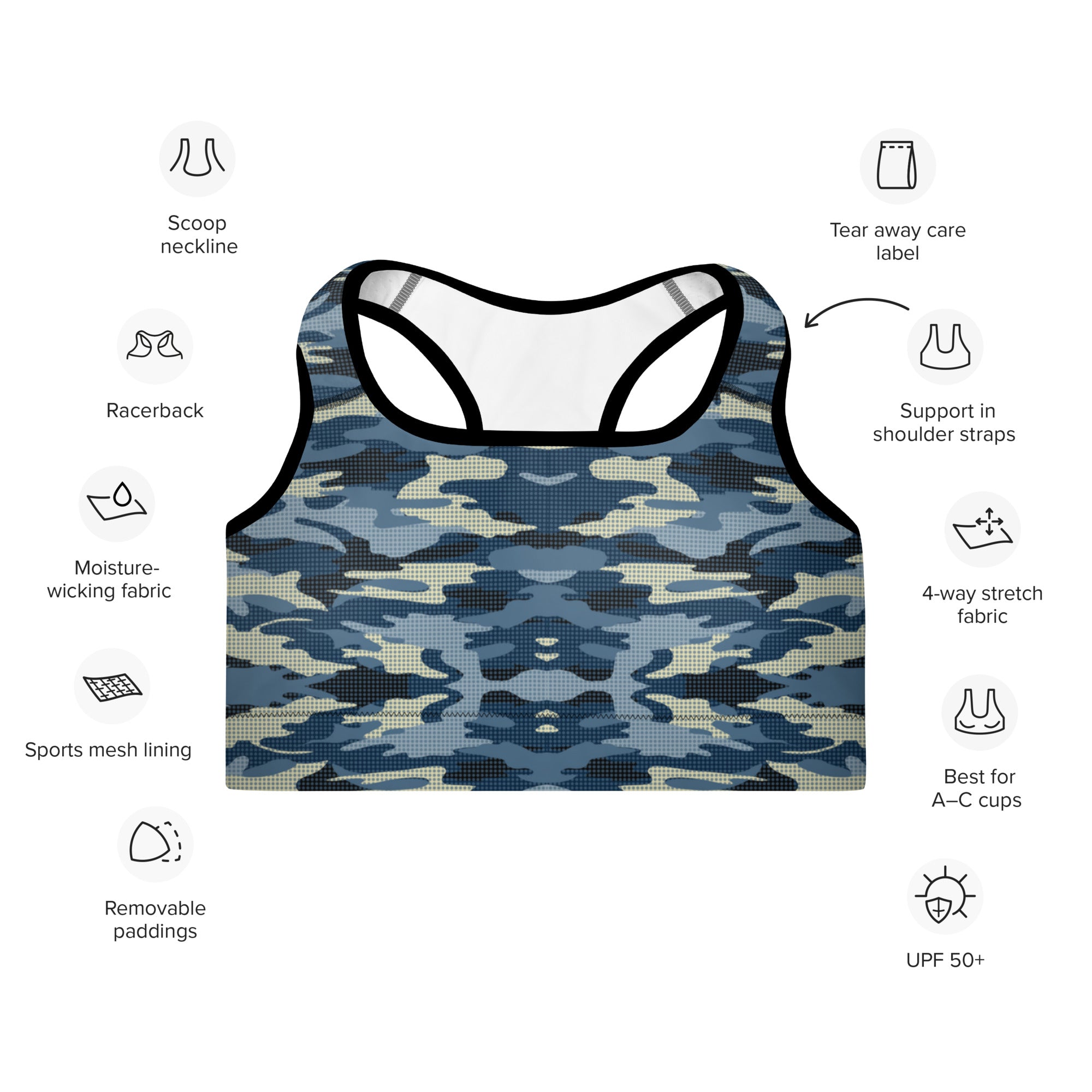 VZI Padded Sports Bra