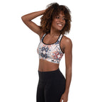 Cybernetic - Padded Sports Bra: Removable Padding, Scoop neckline and racerback