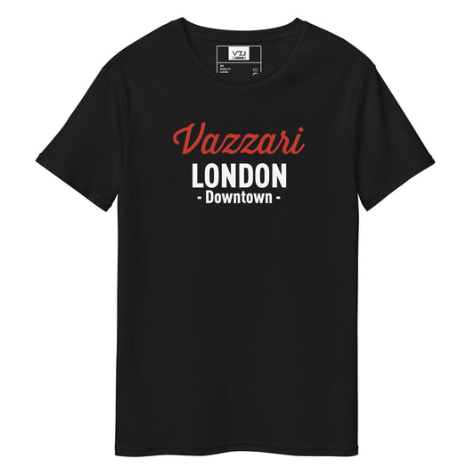 Downtown LONDON: T-Shirt For Men's - Premium Cotton, Inked Harley - Vazzari Couture