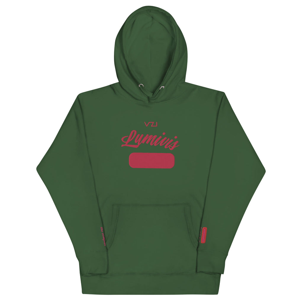 Lumivis : Women's Hoodie - Cotton Heritage: illumination and clarity. - Vazzari Couture