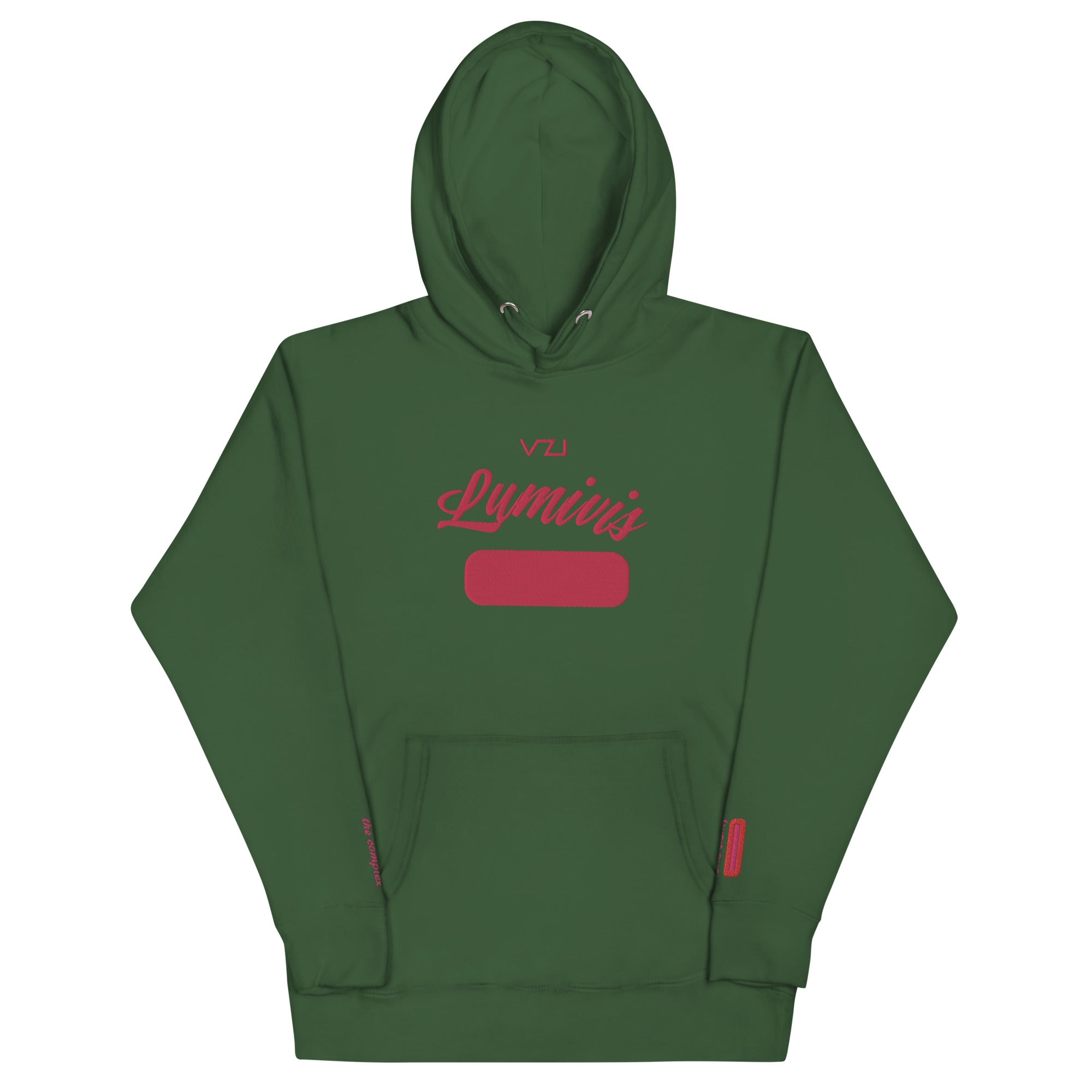 Lumivis : Women's Hoodie - Cotton Heritage: illumination and clarity. - Vazzari Couture