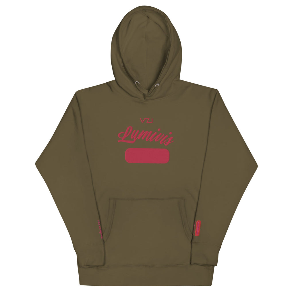 Lumivis : Women's Hoodie - Cotton Heritage: illumination and clarity. - Vazzari Couture