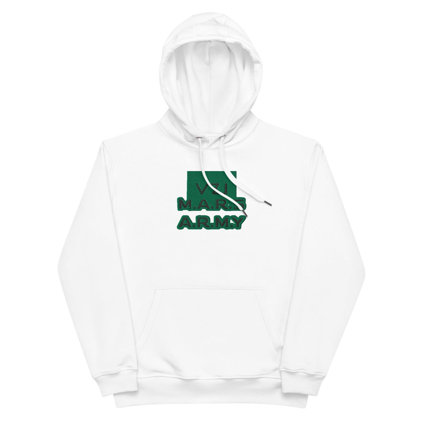 M.A.R.S A.R.M.Y - Premium Eco Hoodie: Men's Hoodie - Organic, Comfortable - Vazzari Couture