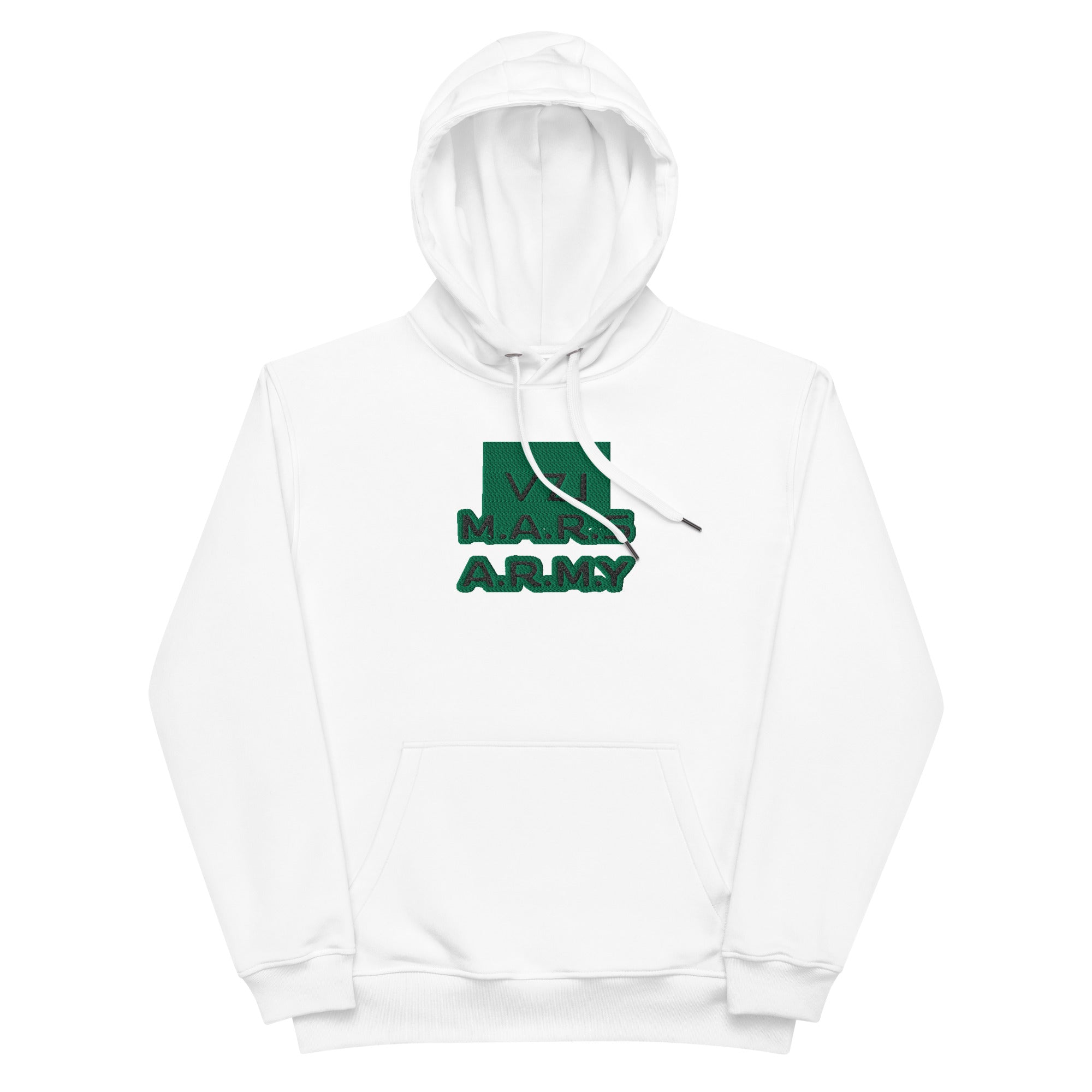 M.A.R.S A.R.M.Y - Premium Eco Hoodie: Men's Hoodie - Organic, Comfortable - Vazzari Couture