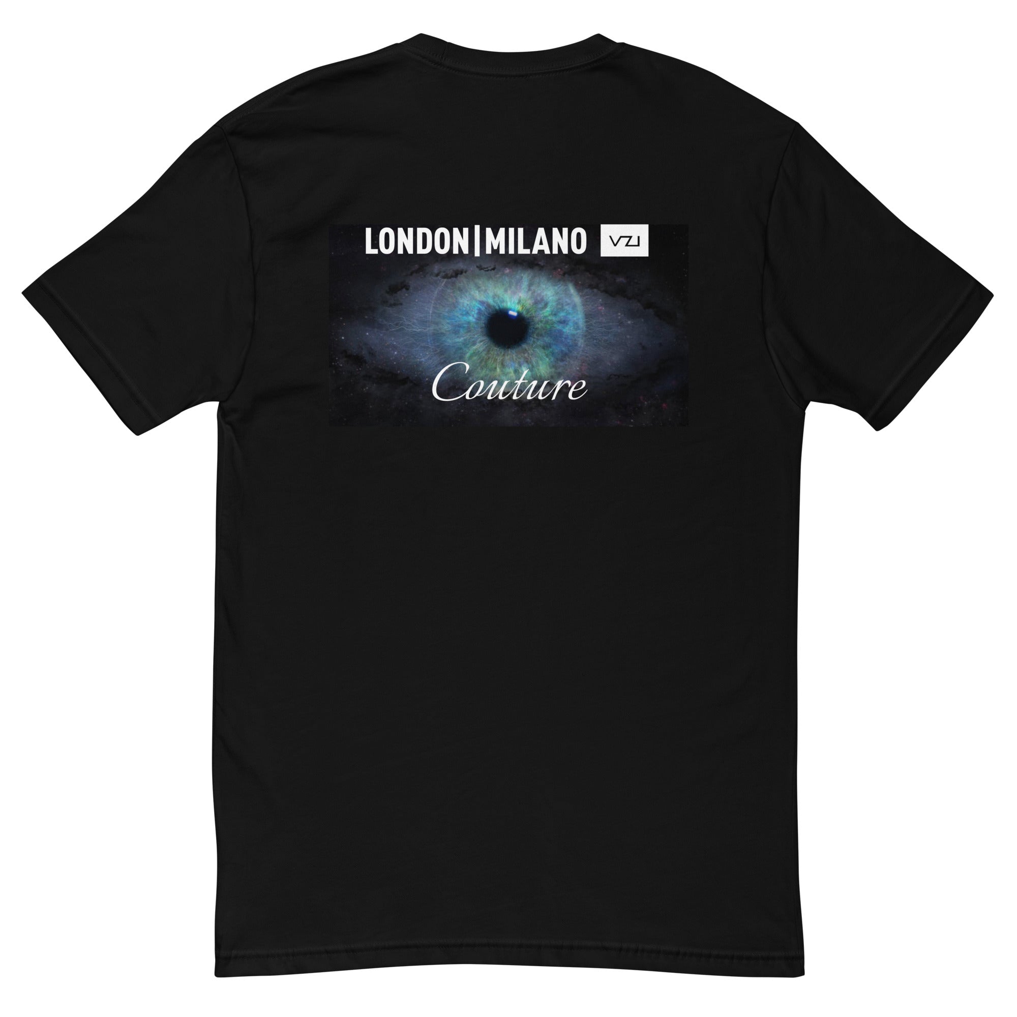 VZI Couture C.: Tailliertes Herren-T-Shirt: London Milano Couture Connoisseur