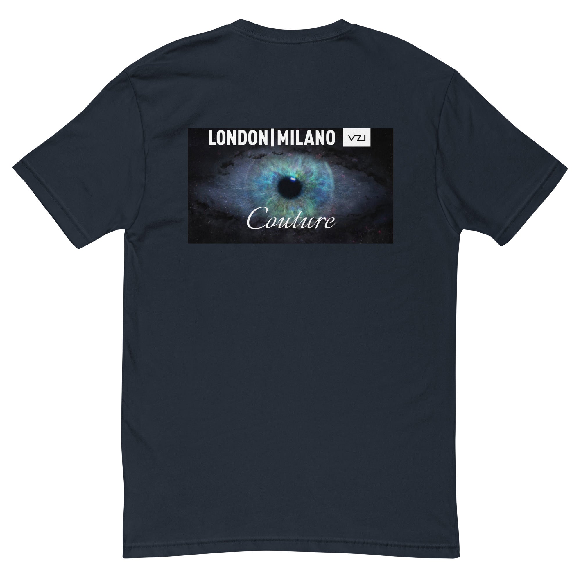 VZI Couture C.: Tailliertes Herren-T-Shirt: London Milano Couture Connoisseur