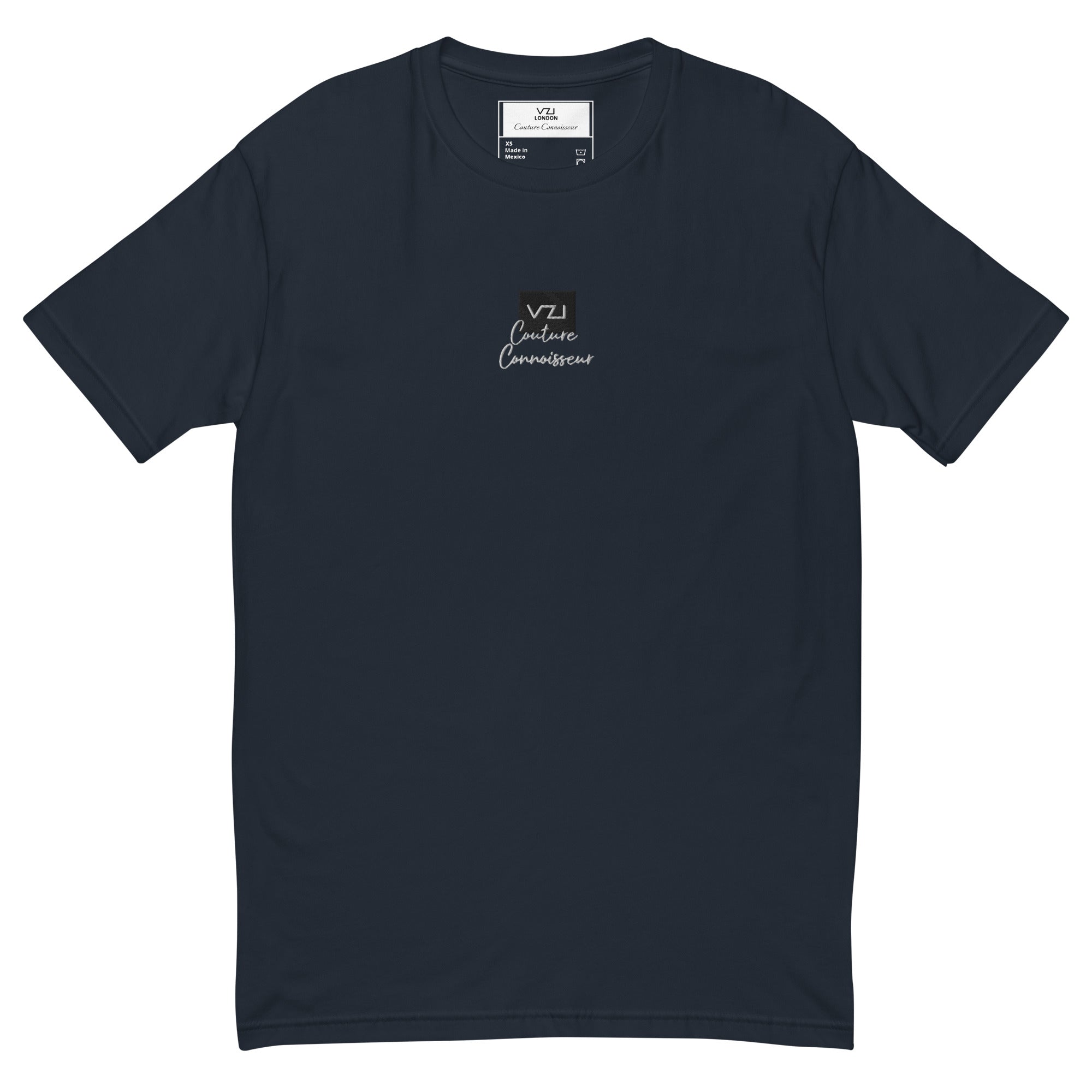 VZI Couture C.: Tailliertes Herren-T-Shirt: London Milano Couture Connoisseur