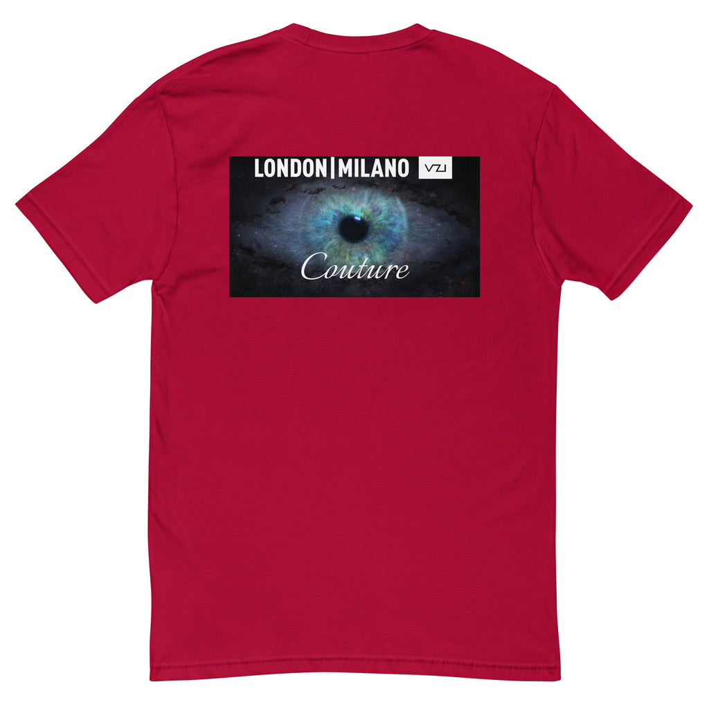 VZI Couture C. : Men's Fitted T-Shirt: London Milano Couture Connoisseur