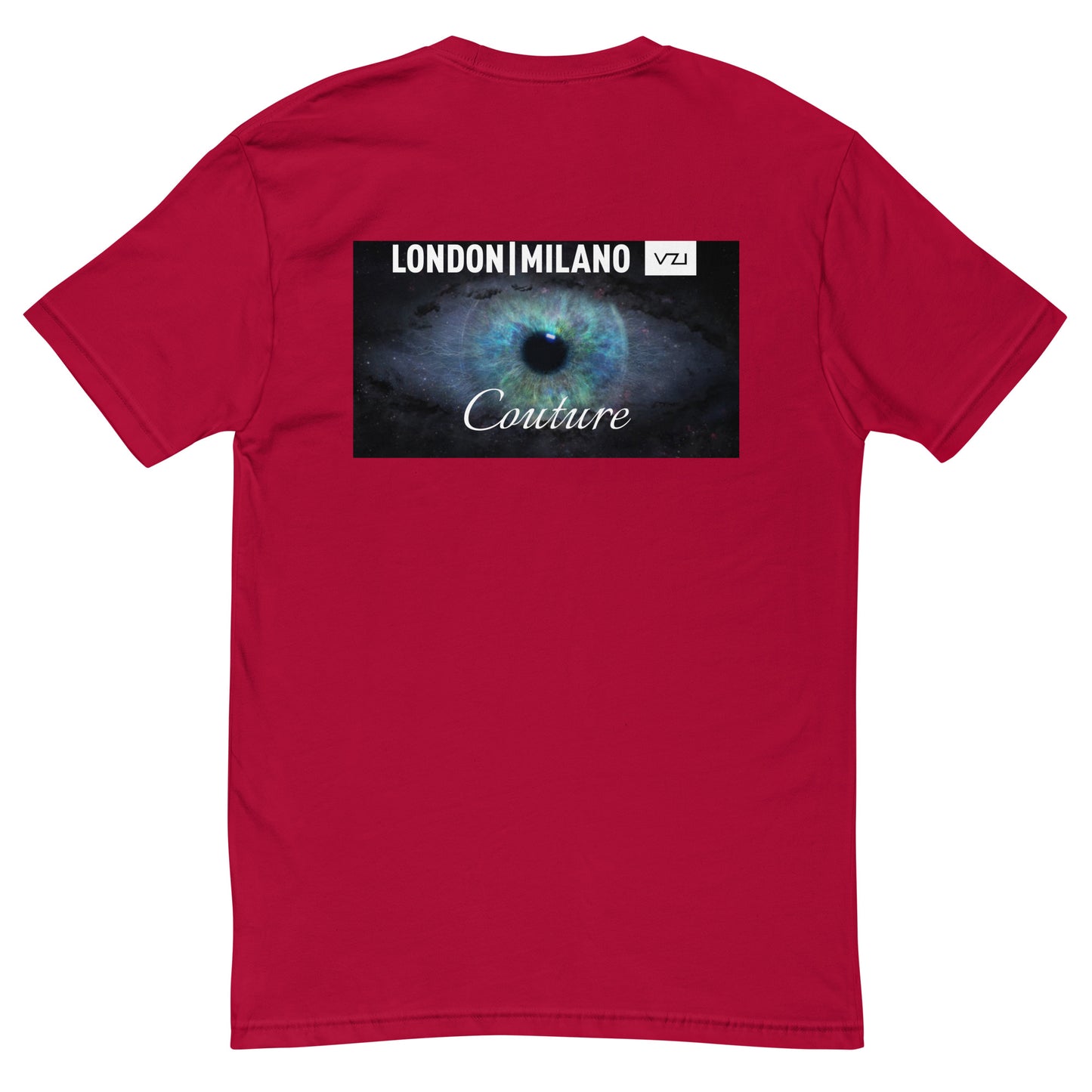 VZI Couture C. : Men's Fitted T-Shirt: London Milano Couture Connoisseur