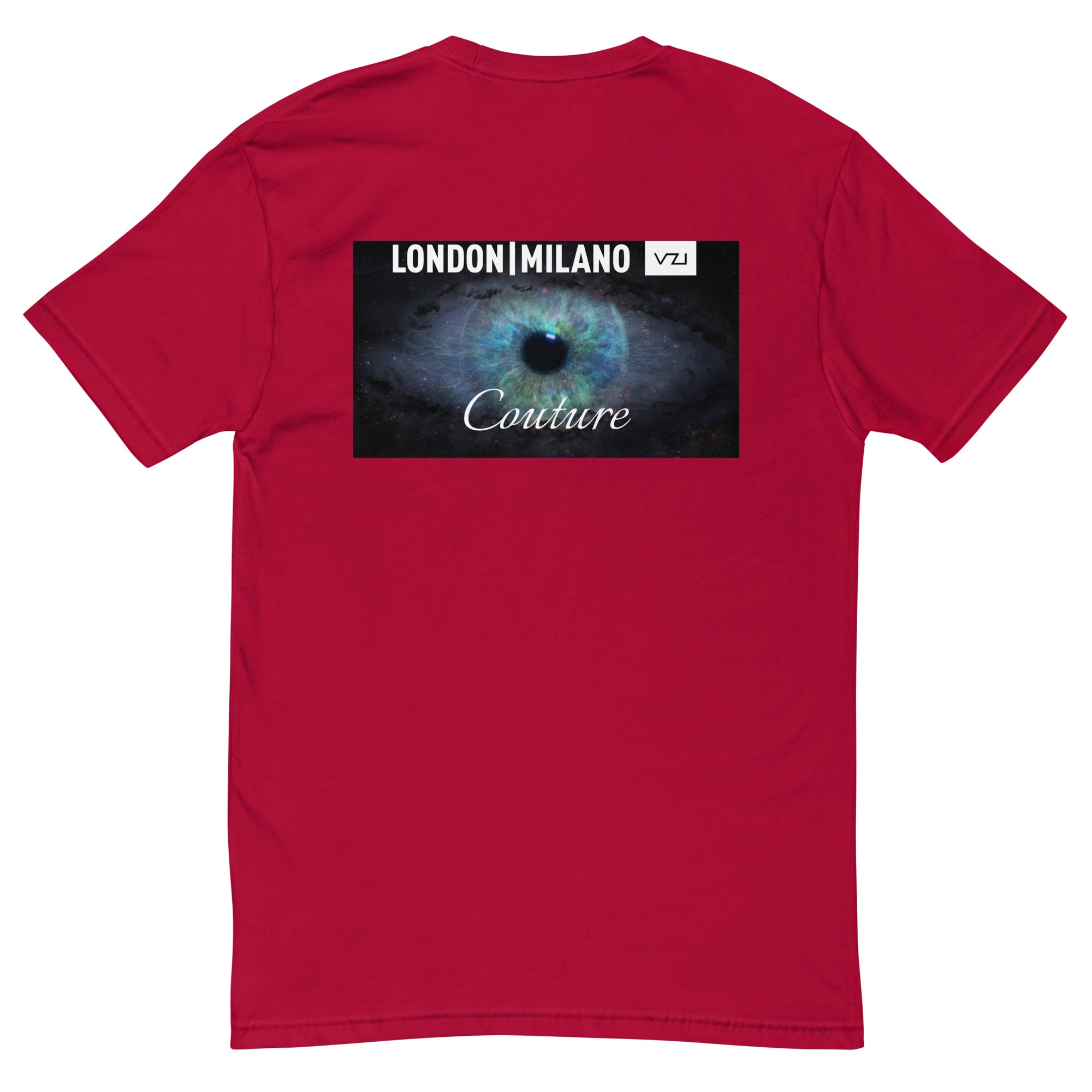 VZI Couture C.: Tailliertes Herren-T-Shirt: London Milano Couture Connoisseur