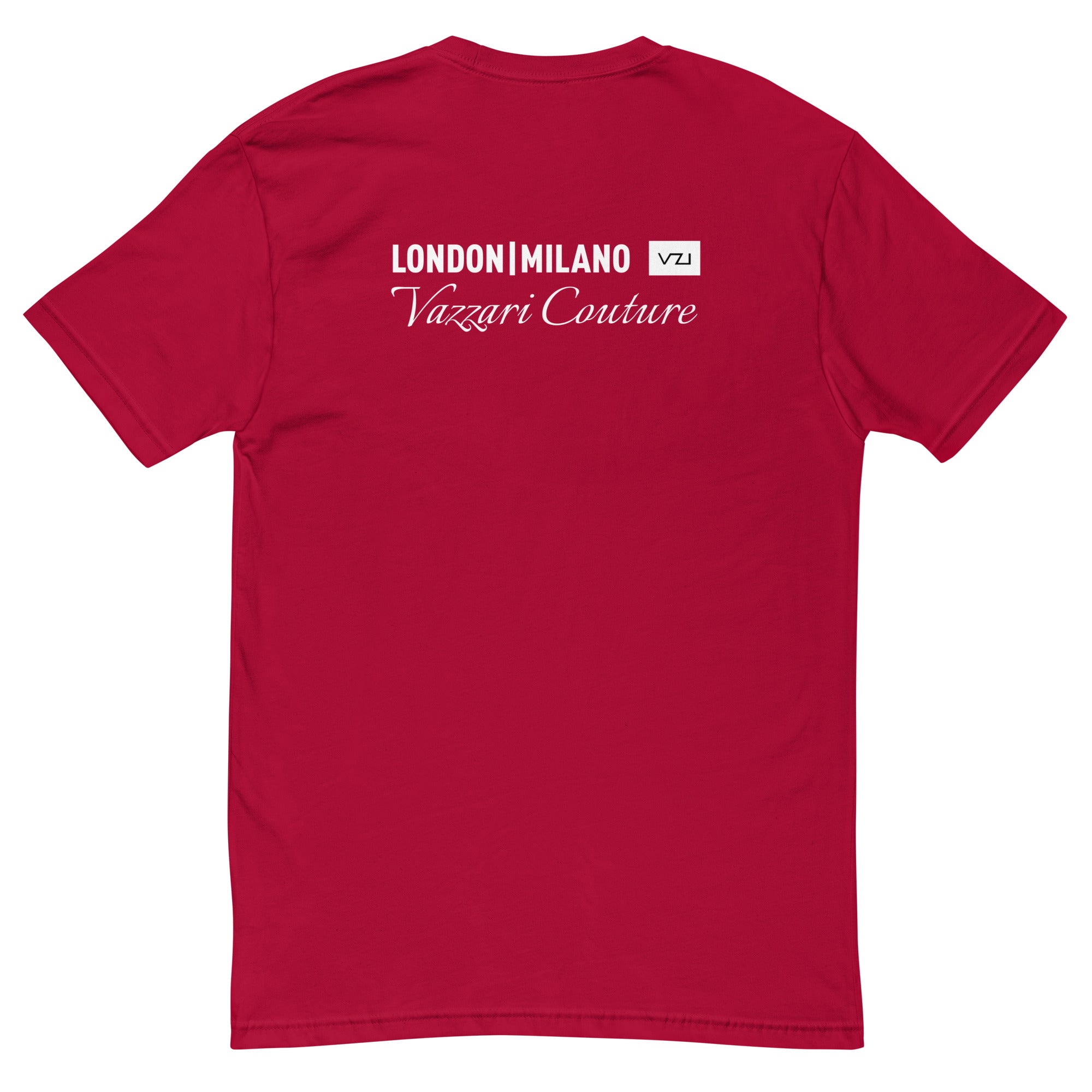 VZI Couture C.: Tailliertes Herren-T-Shirt: London Milano Couture Connoisseur