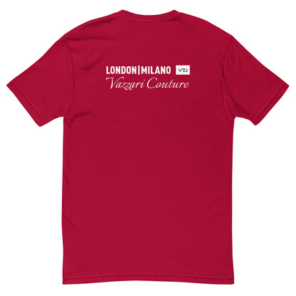 VZI Couture C. : Men's Fitted T-Shirt: London Milano Couture Connoisseur