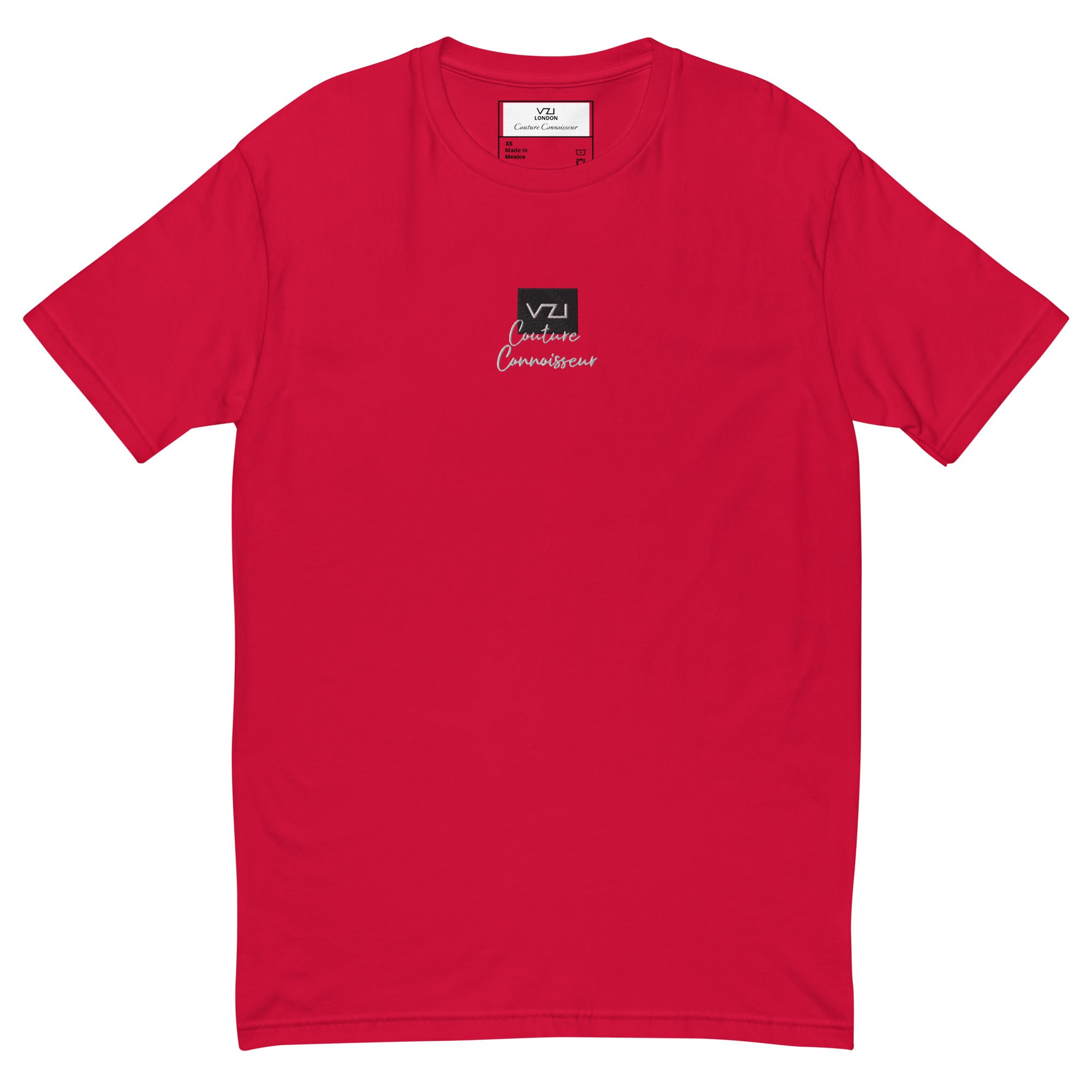 VZI Couture C.: Tailliertes Herren-T-Shirt: Vazzari Couture – Rückseite: Inked Venusian
