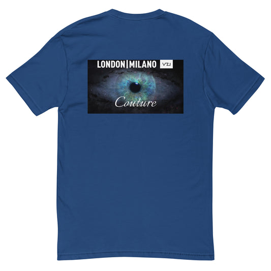 VZI Couture C. : Men's Fitted T-Shirt: London Milano Couture Connoisseur