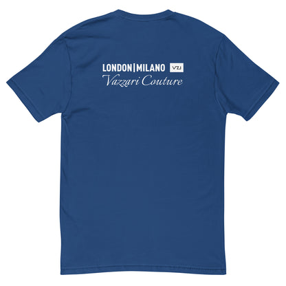 VZI Couture C. : Men's Fitted T-Shirt: London Milano Couture Connoisseur