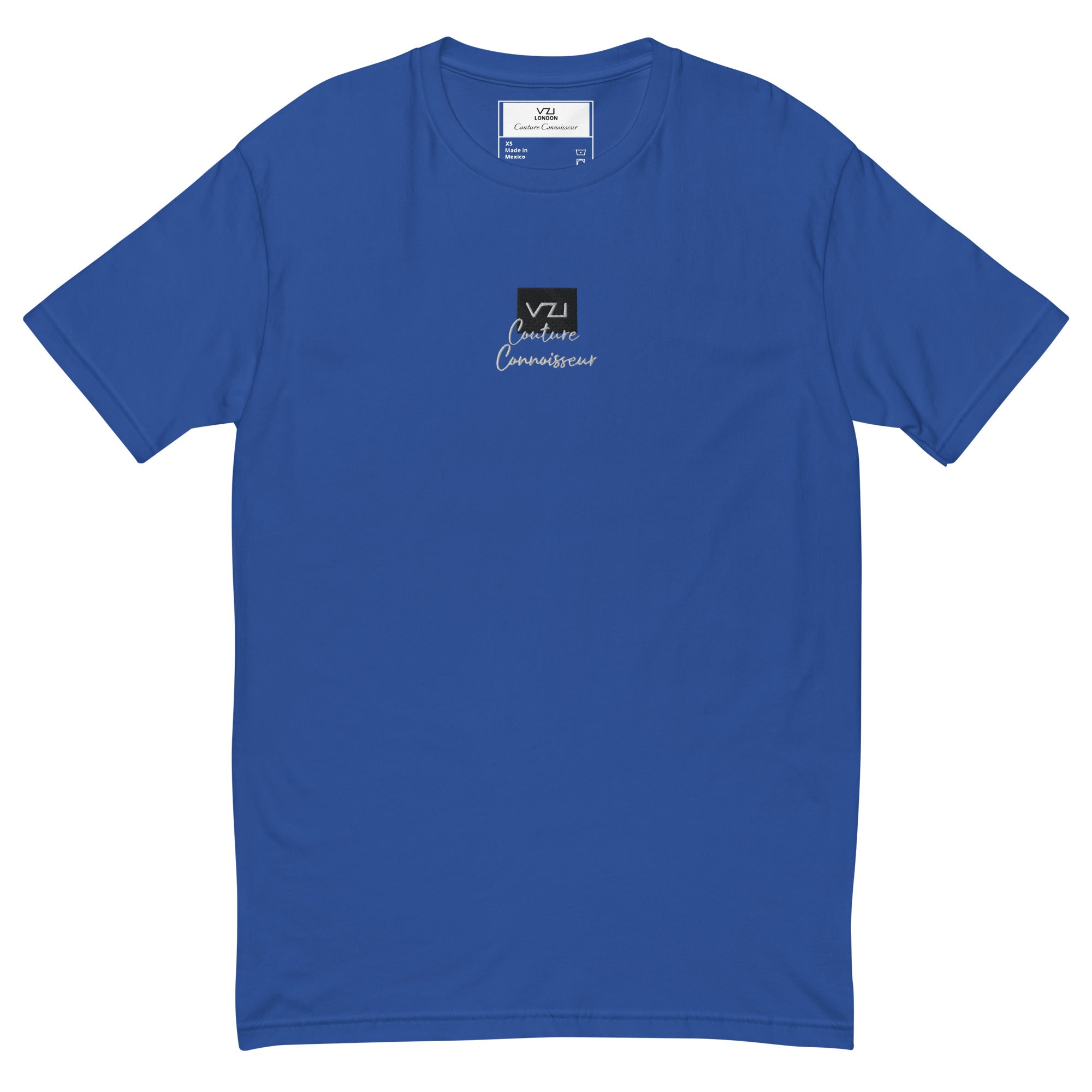 VZI Couture C.: Tailliertes Herren-T-Shirt: London Milano Couture Connoisseur
