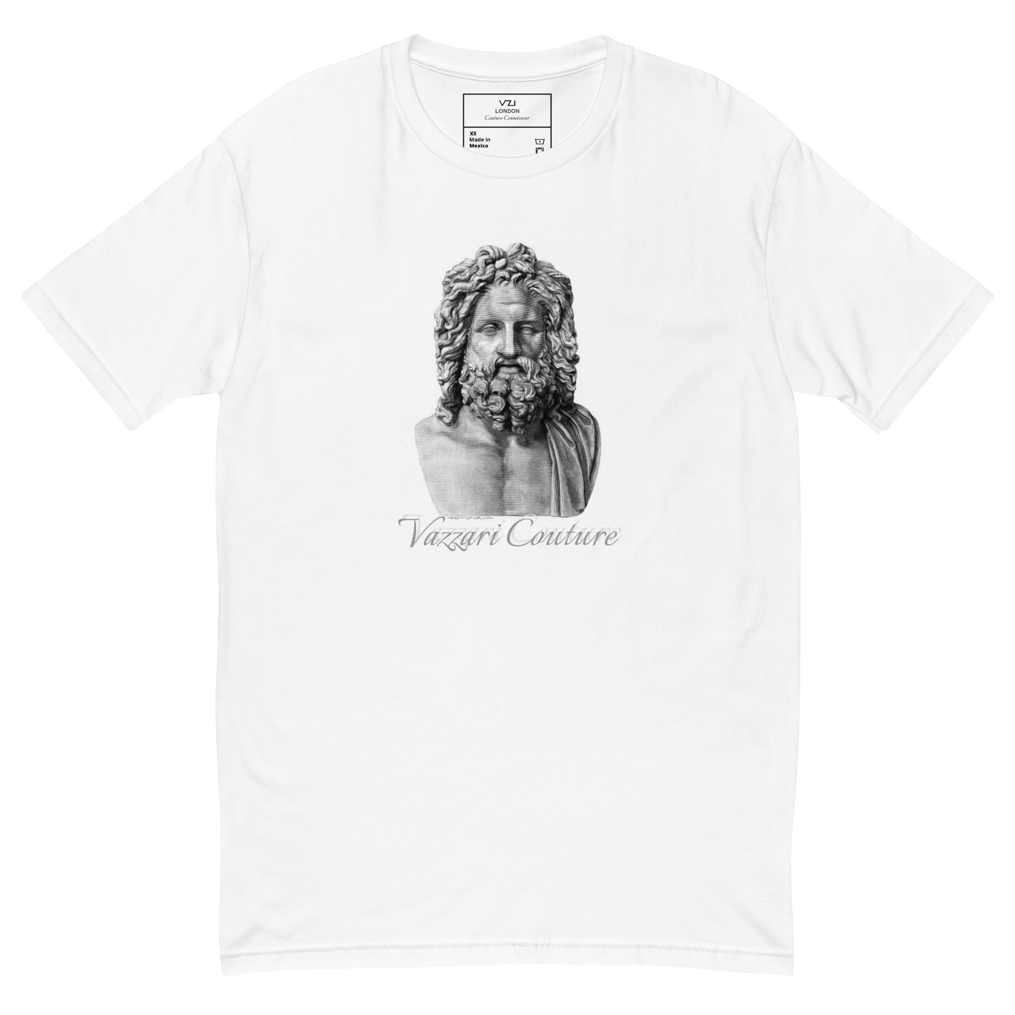 Vazzari Couture: Tailliertes Herren-T-Shirt – Inked, Smart Casual, Club
