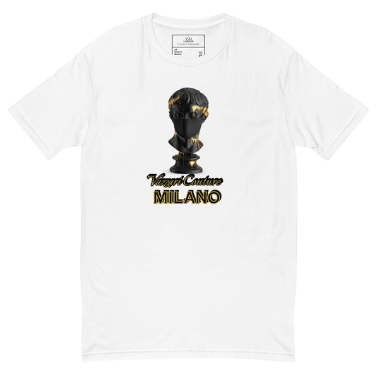 Vazzari Couture Milano: Men's Fitted T-Shirt:  Augustus (31 bce–14 ce) Smart Casual, Comfort Fit, Soft