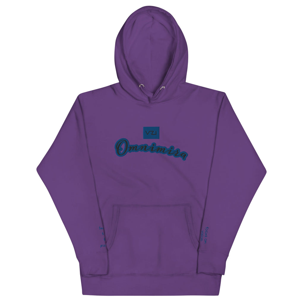 Omnimira: Women's Hoodie - Cotton Heritage: Seeing beyond the obvious - Vazzari Couture