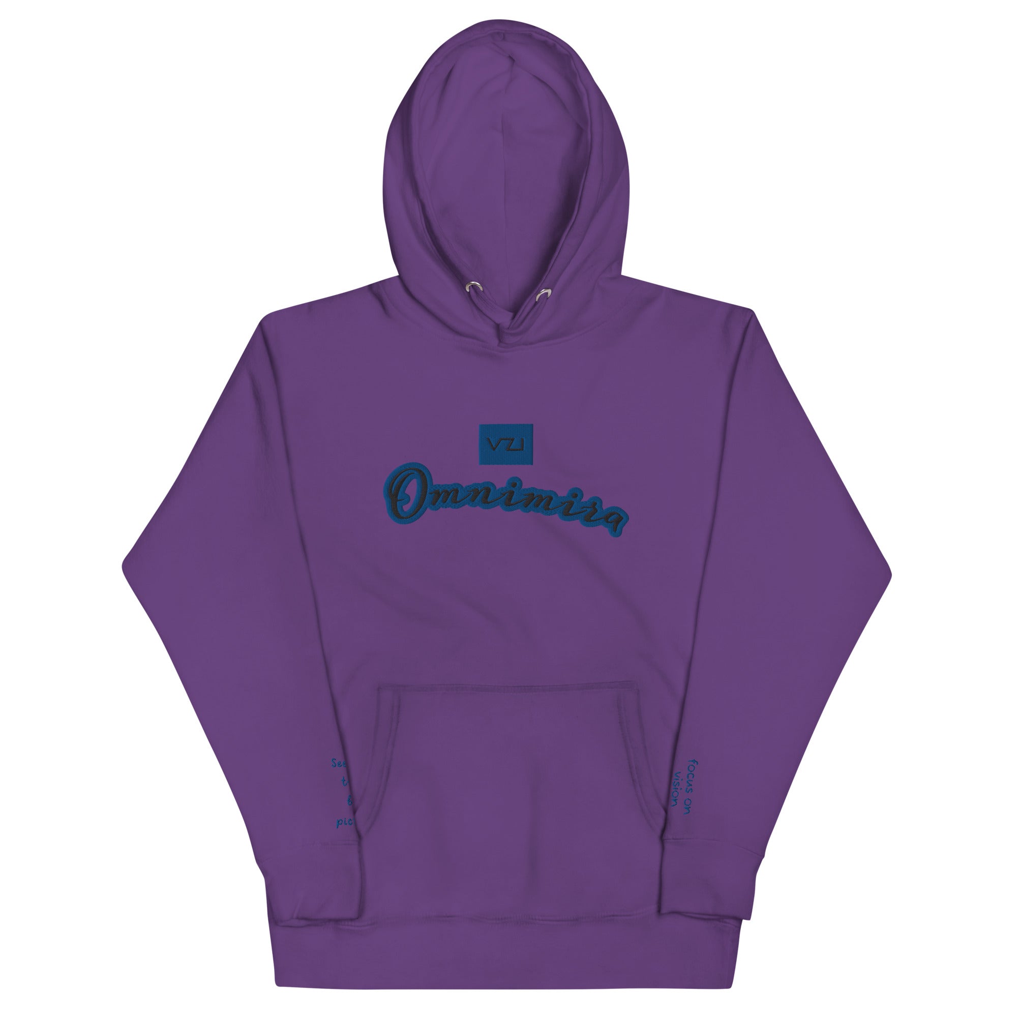Omnimira: Women's Hoodie - Cotton Heritage: Seeing beyond the obvious - Vazzari Couture