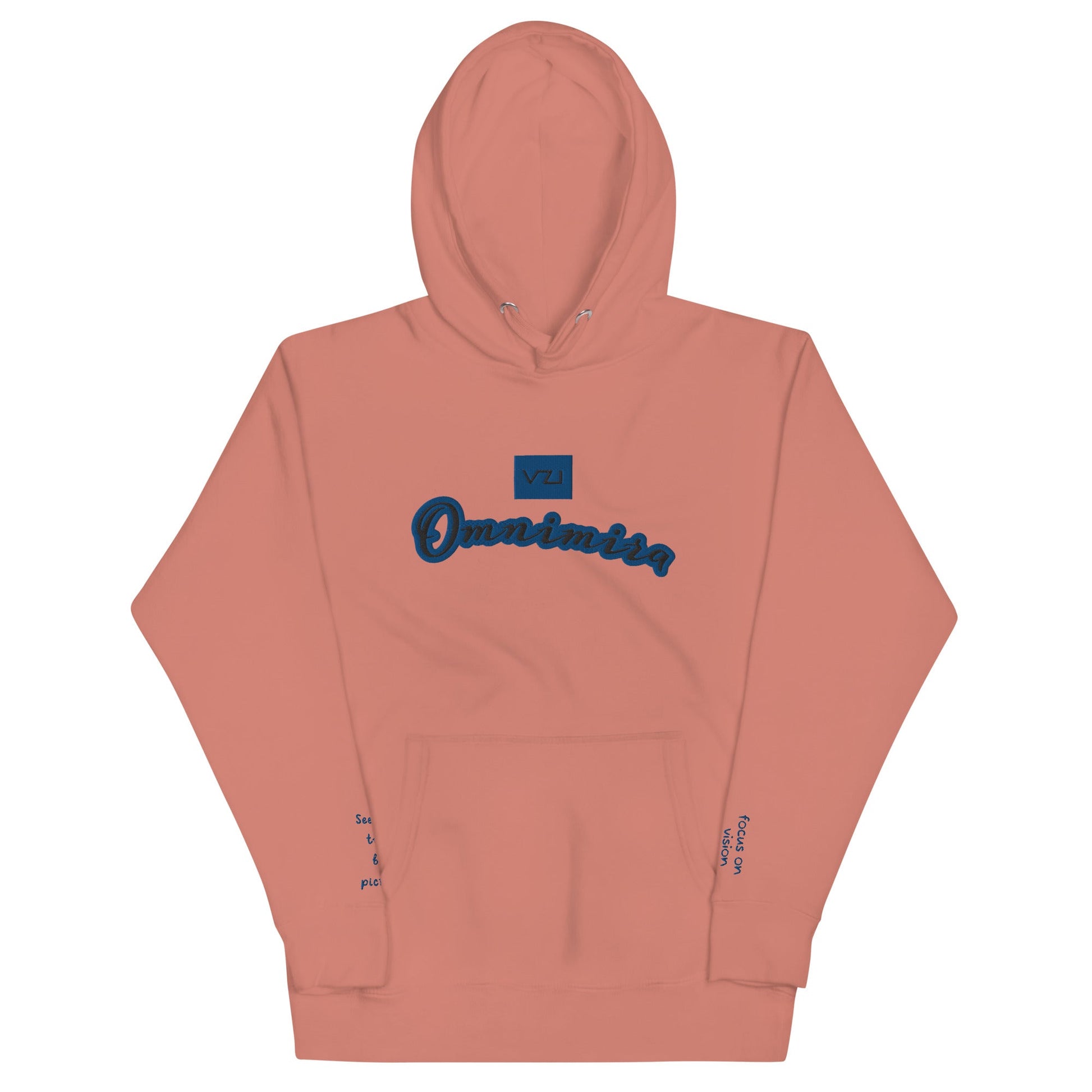 Omnimira: Women's Hoodie - Cotton Heritage: Seeing beyond the obvious - Vazzari Couture