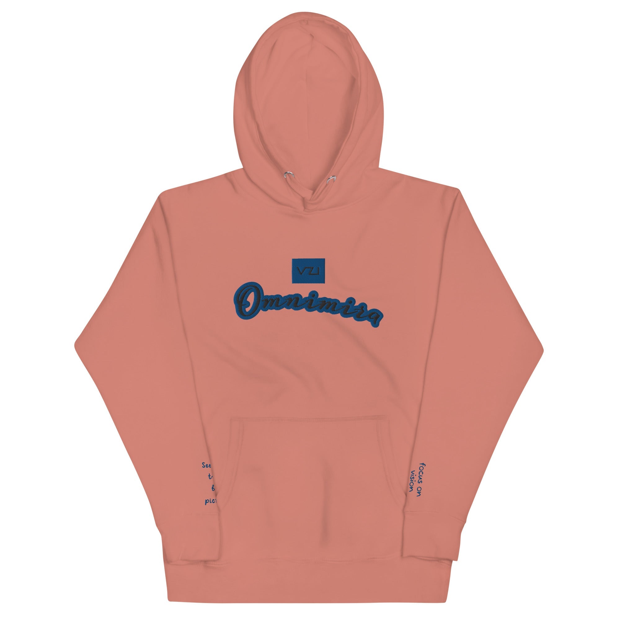 Omnimira: Women's Hoodie - Cotton Heritage: Seeing beyond the obvious - Vazzari Couture