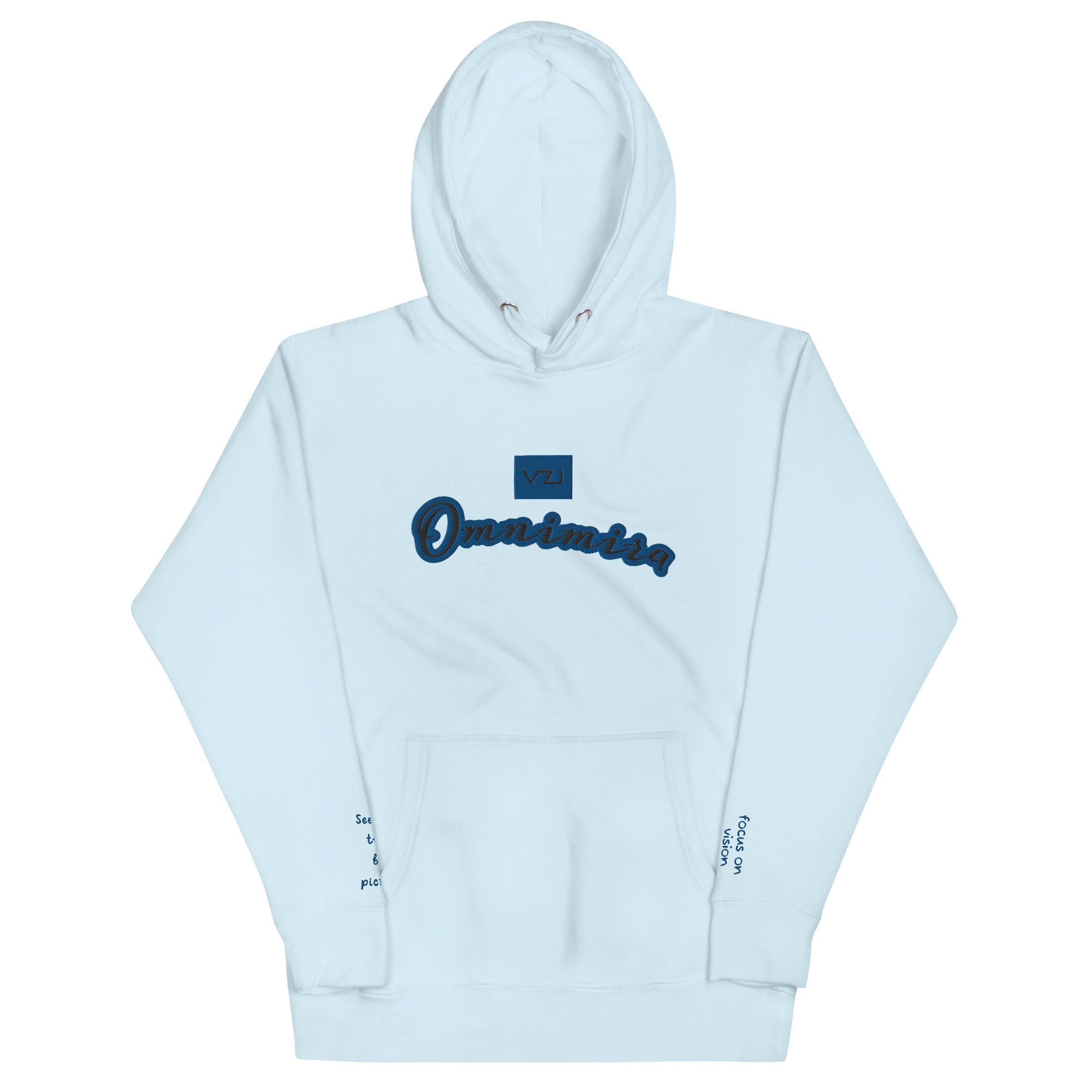 Omnimira: Women's Hoodie - Cotton Heritage: Seeing beyond the obvious - Vazzari Couture
