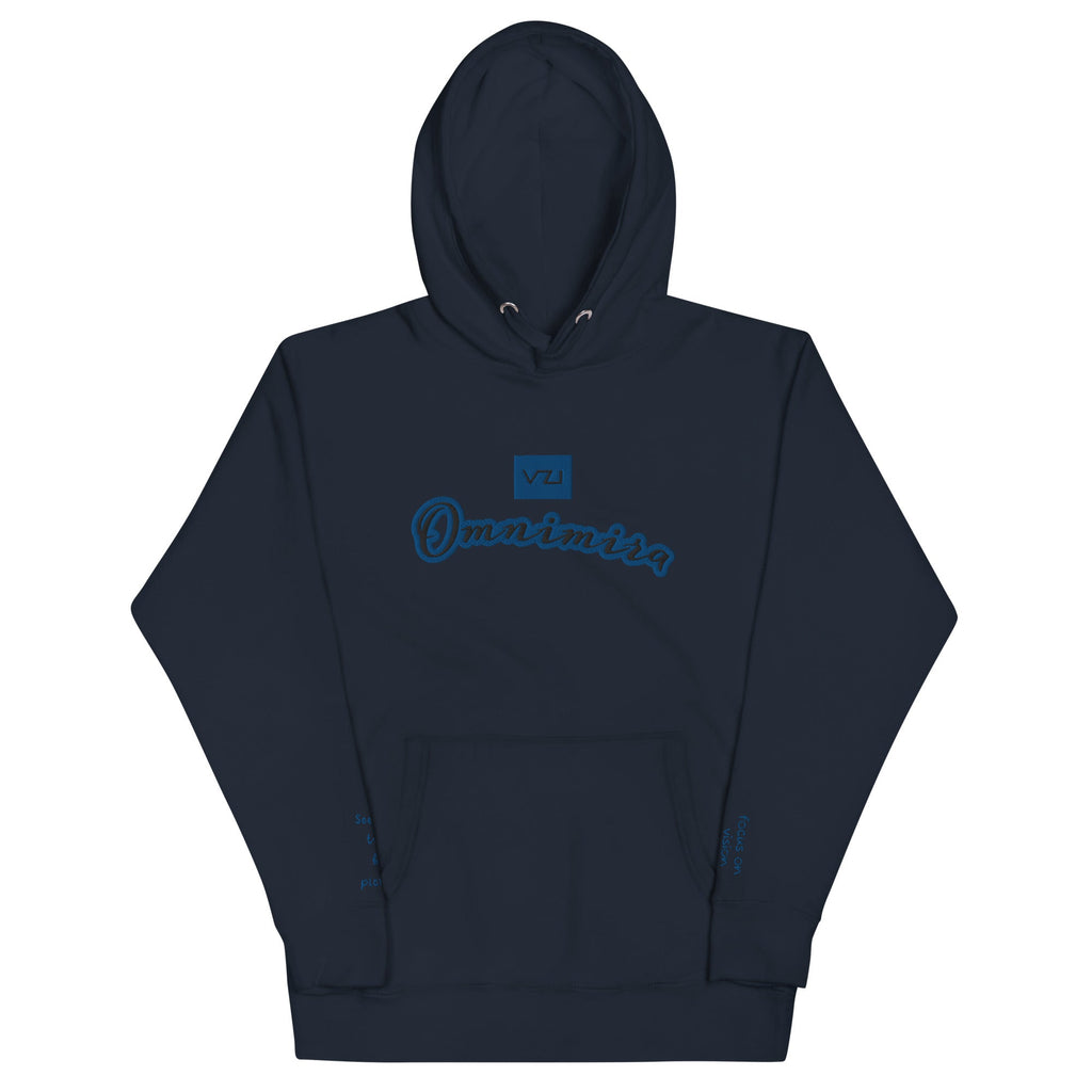 Omnimira: Women's Hoodie - Cotton Heritage: Seeing beyond the obvious - Vazzari Couture