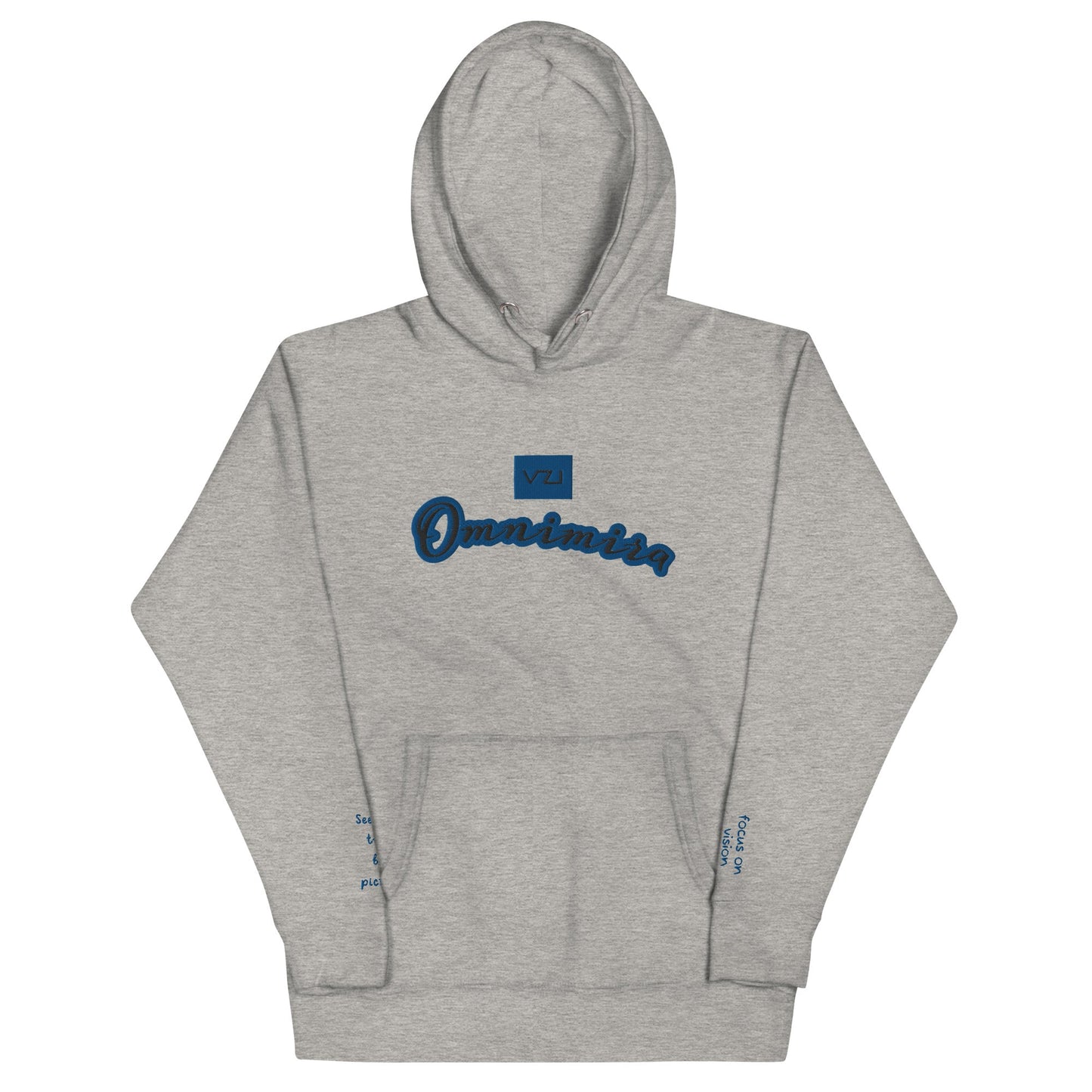 Omnimira: Women's Hoodie - Cotton Heritage: Seeing beyond the obvious - Vazzari Couture