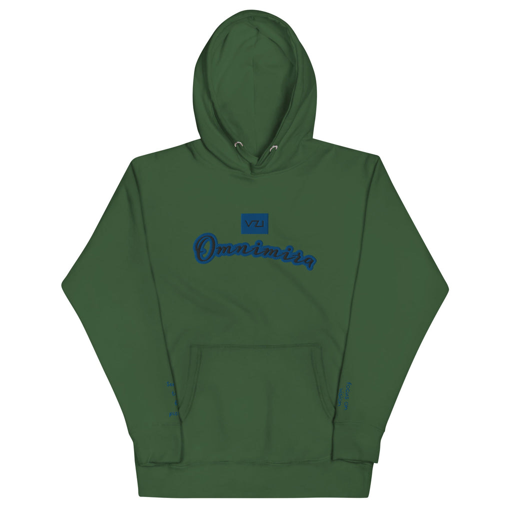 Omnimira: Women's Hoodie - Cotton Heritage: Seeing beyond the obvious - Vazzari Couture