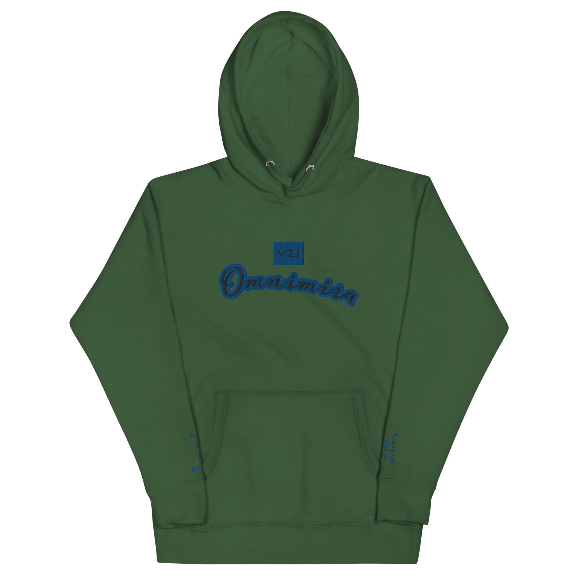 Omnimira: Women's Hoodie - Cotton Heritage: Seeing beyond the obvious - Vazzari Couture