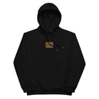 Premium Eco Hoodie: Unisex Hoodie - Organic, Comfortable, Old Gold Thread - Vazzari Couture