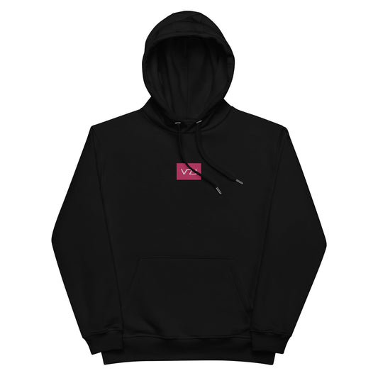 Premium Eco Hoodie: Women's Hoodie - Organic, Comfortable, Flamingo - Vazzari Couture