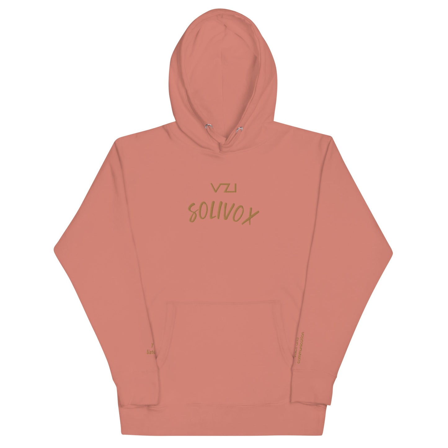 Solivox : Unisex Hoodie - Cotton Heritage: focus on voice and communication - Vazzari Couture