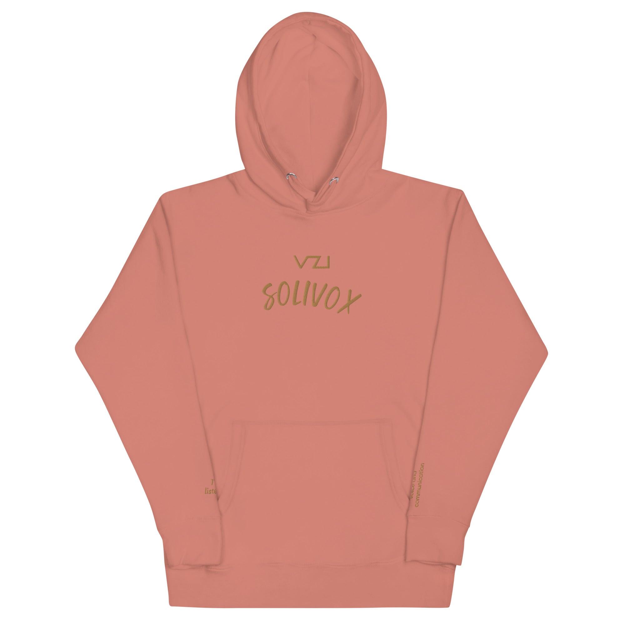 Solivox : Unisex Hoodie - Cotton Heritage: focus on voice and communication - Vazzari Couture
