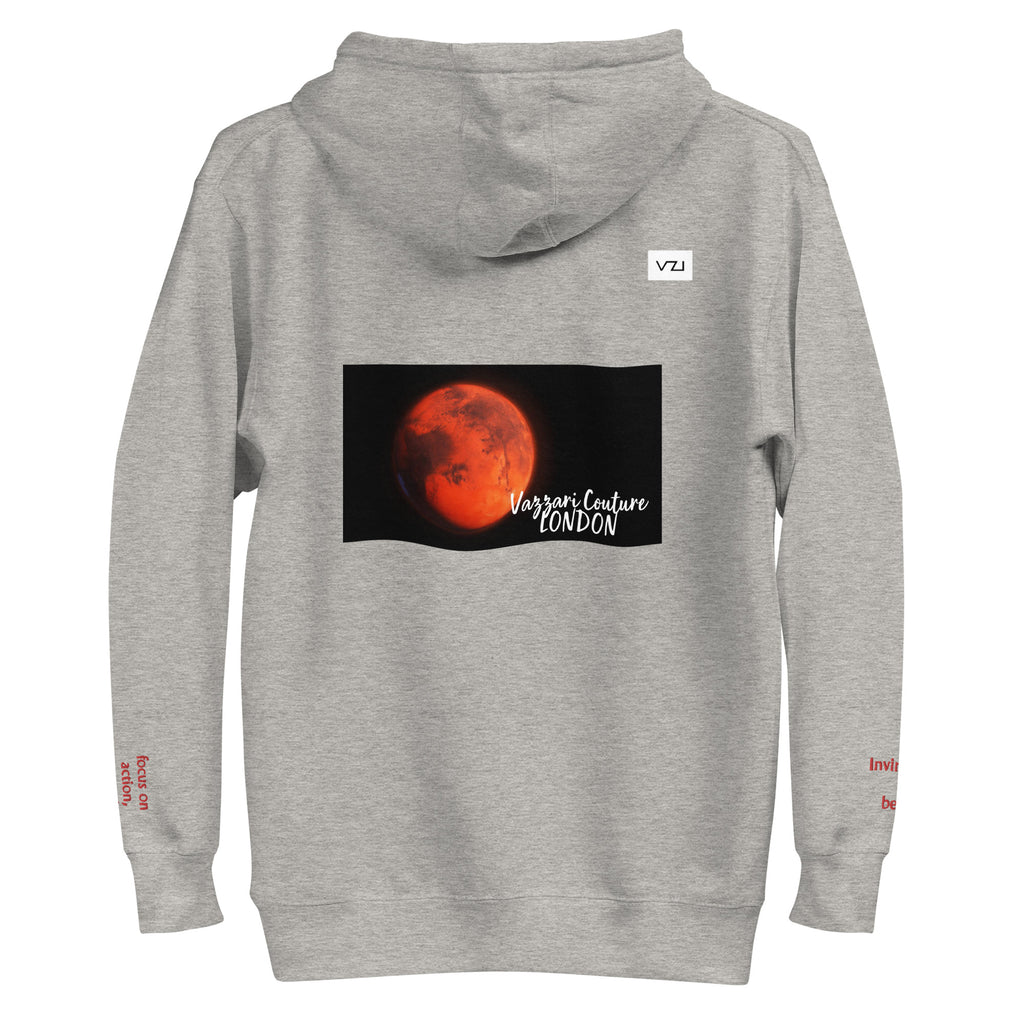 Marsiva: Unisex Hoodie, Classic Cotton: Focus on action, strength, and power( Invincible being)