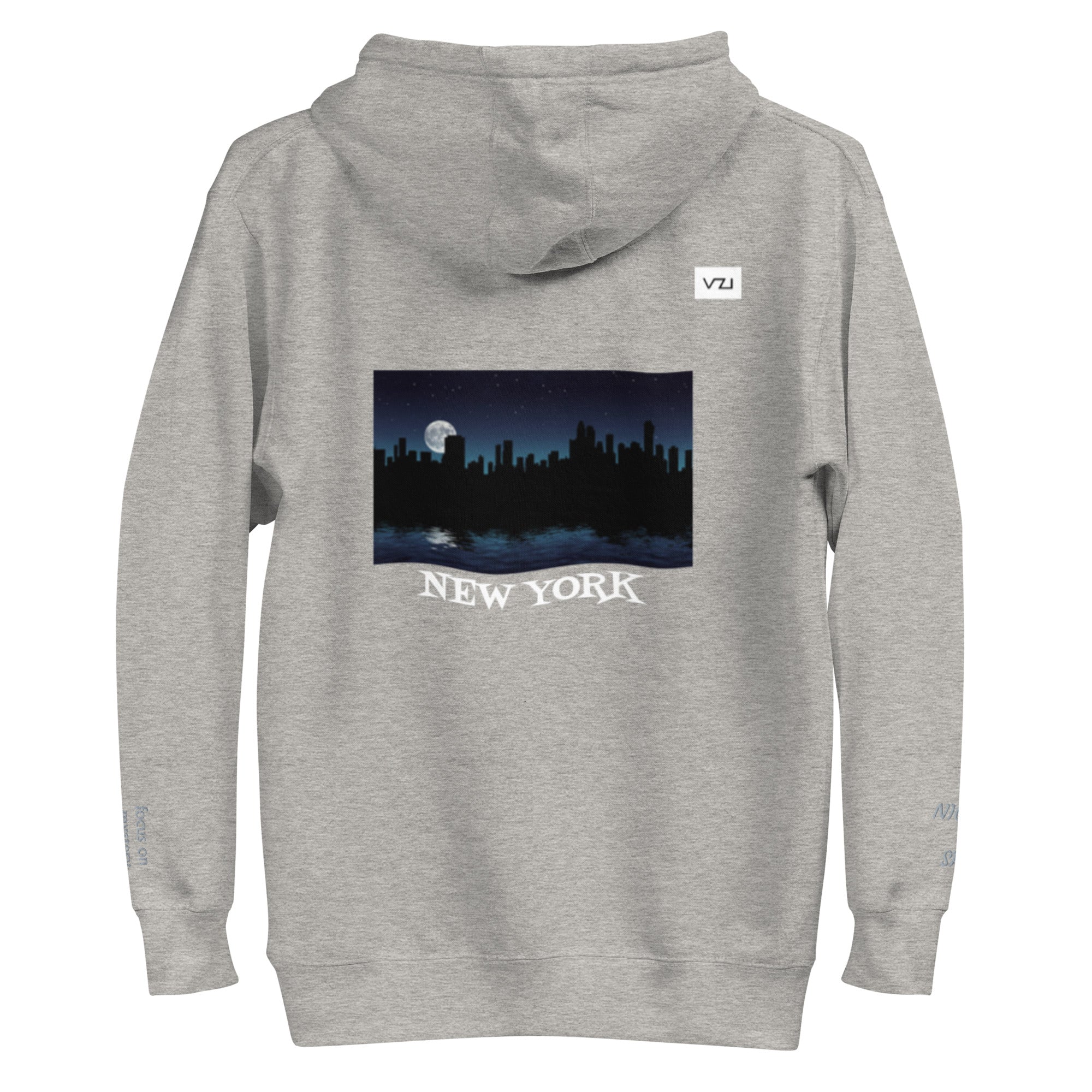 Lunaris: Unisex-Hoodie, klassische Baumwolle: Fokus auf Mysterium und Intuition (Nachthimmel)