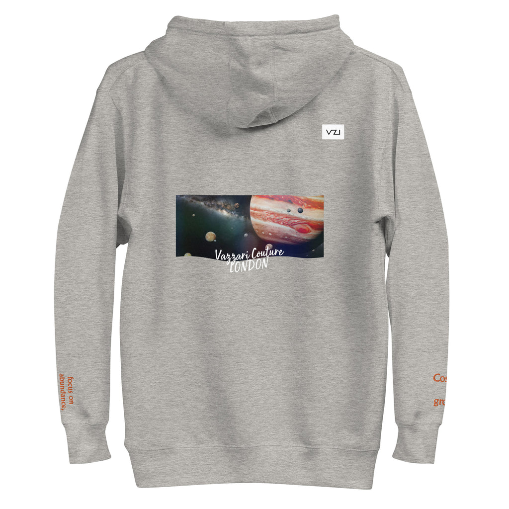 Jovianova: Unisex Hoodie, Classic Cotton: Focus on abundance, growth, and success(Cosmic growth)