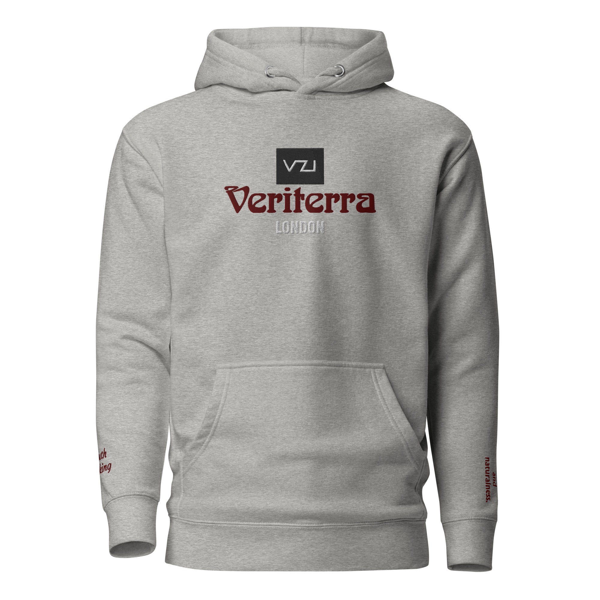 Veriterra: Women's Hoodie, Classic Cotton: Focus on authenticity and naturalness(Truth Seeking) - Vazzari Couture