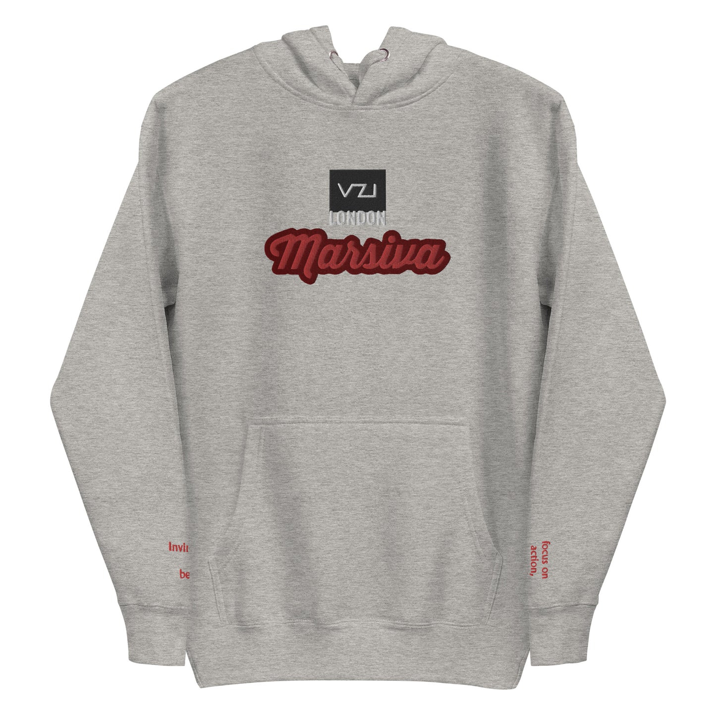 VZI Marsiva Unisex Hoodie - Classic Cotton for Action, Strength, and Power
