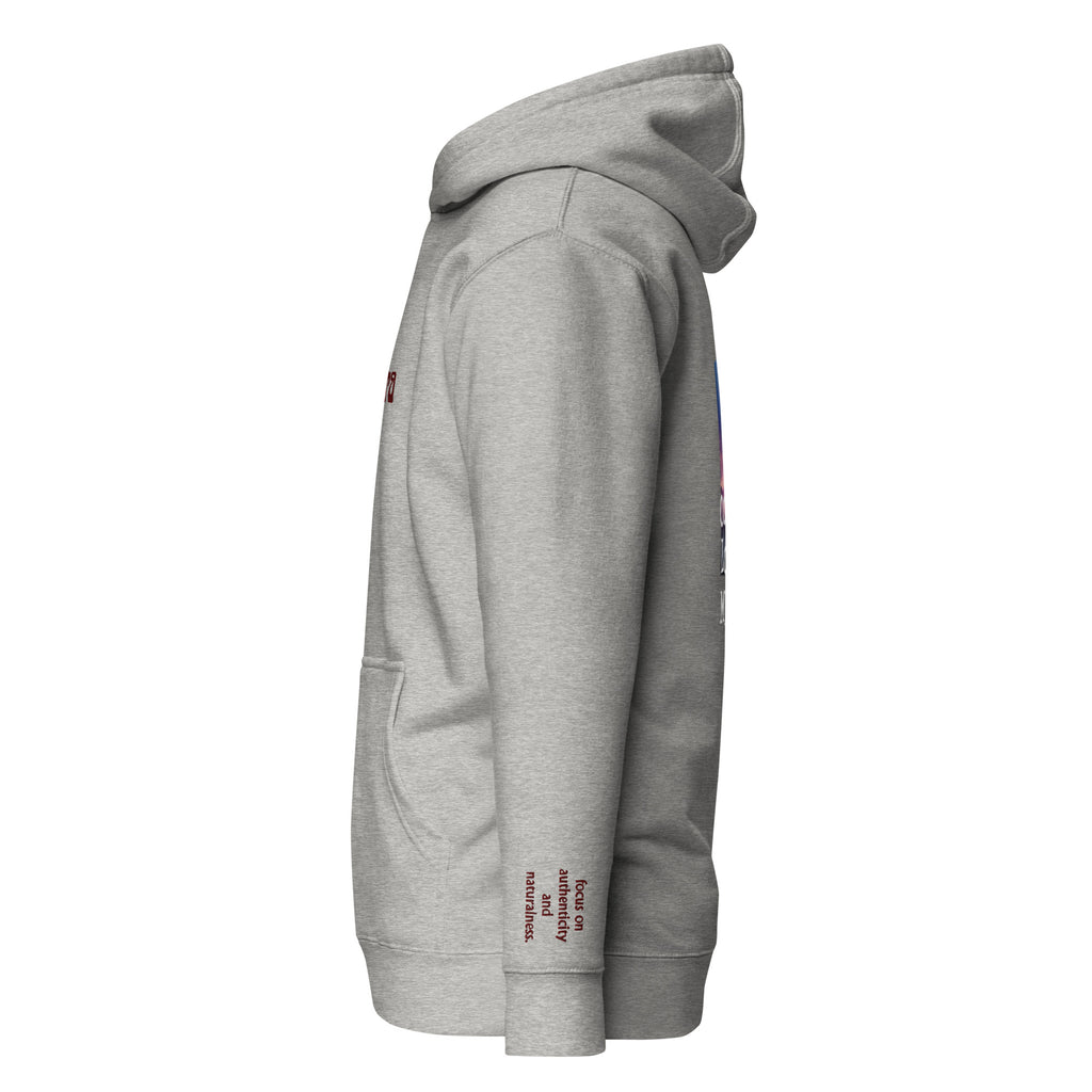 Veriterra: Women's Hoodie, Classic Cotton: Focus on authenticity and naturalness(Truth Seeking) - Vazzari Couture